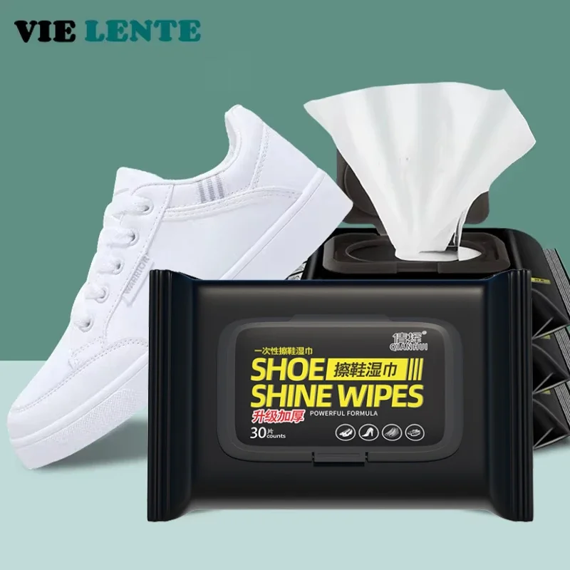 Sneaker Care Wipes - 12-60 adet tek kullanımlık ayakkabı temiz