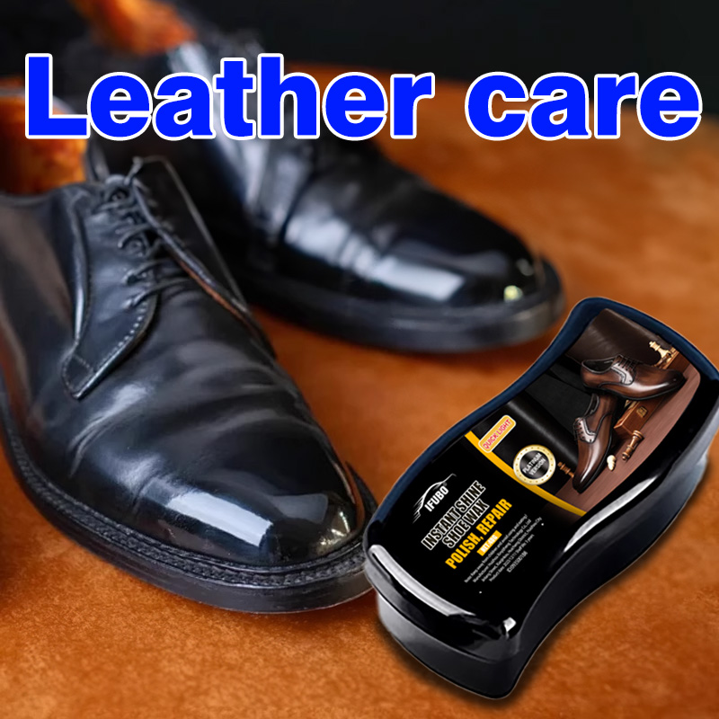 Sneaker Leather Care - Ifubo Anında Parlatan Ayakkabı Cilası Süngeri,