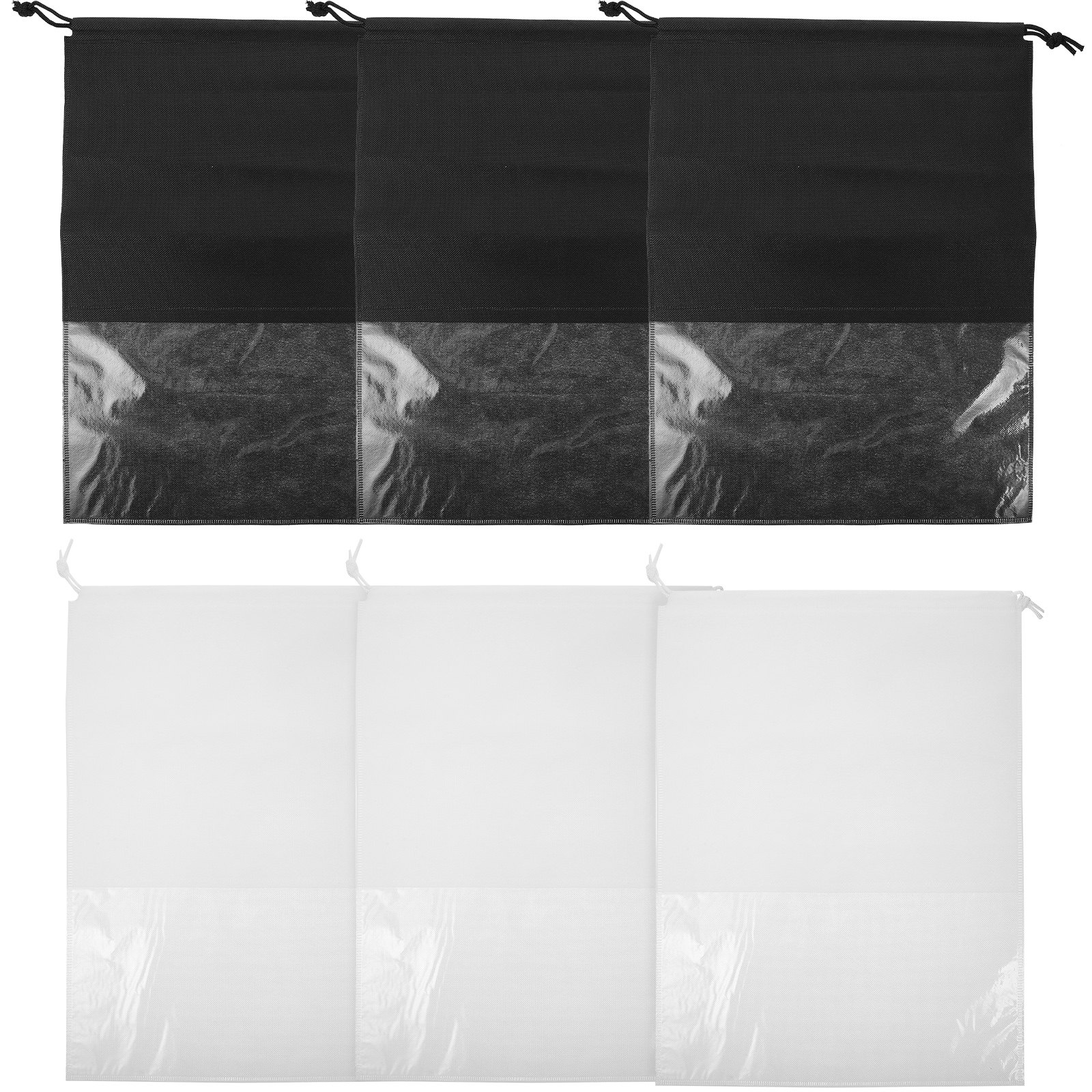 Shoe Bag Dust - 6 Adet Ayakkabı Toz Torbası, Şeffaf
