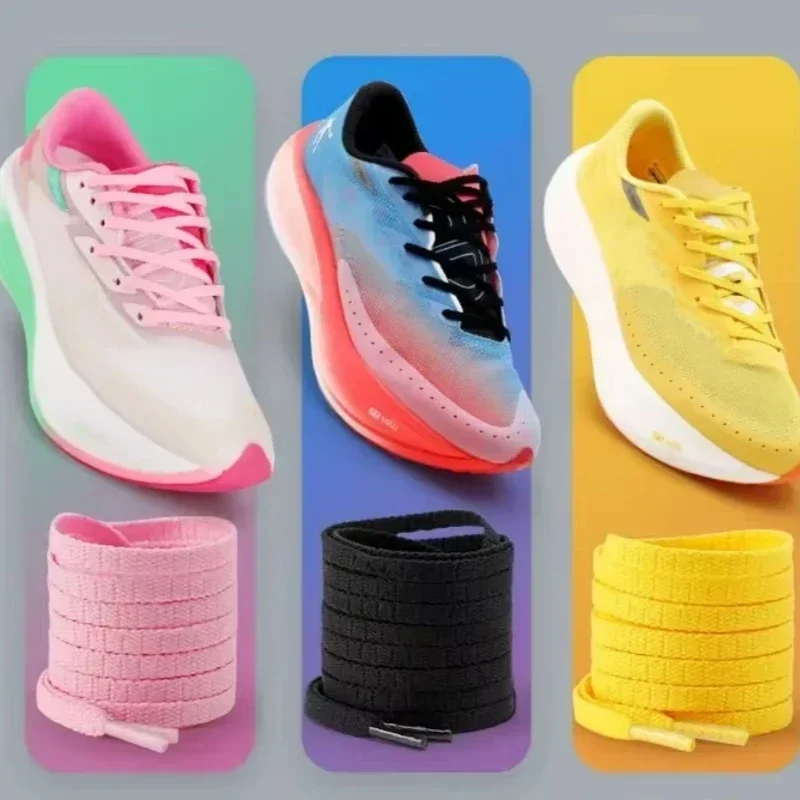 Lace Replacement Flat - Spor Ayakkabıları için 5mm Düz Atletik