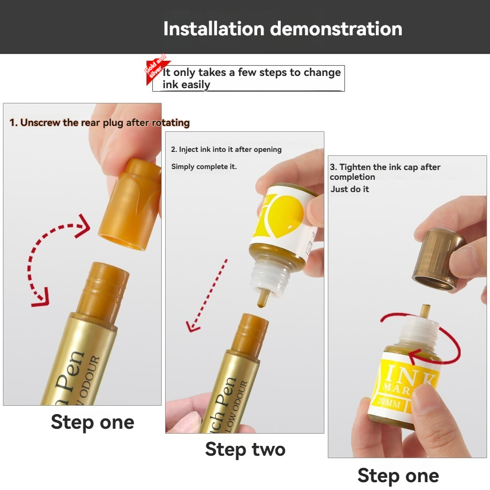 1-24 adet doldurulabilir metal - Midsole Marker Paint incelemesi ve fiyatı